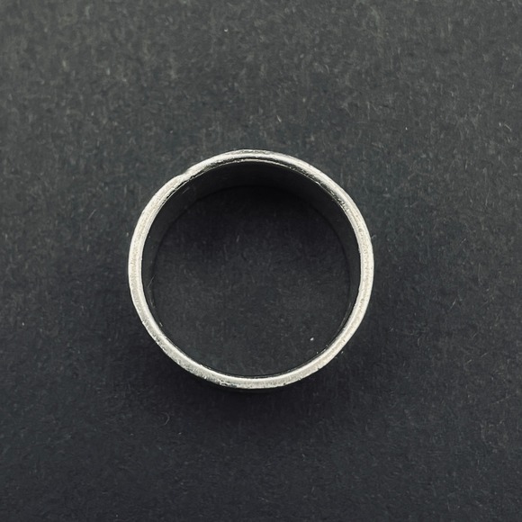 Taxco Bird Ring Size 7 Wide Band Eagle 3 Signed SJB - Picture 7 of 10